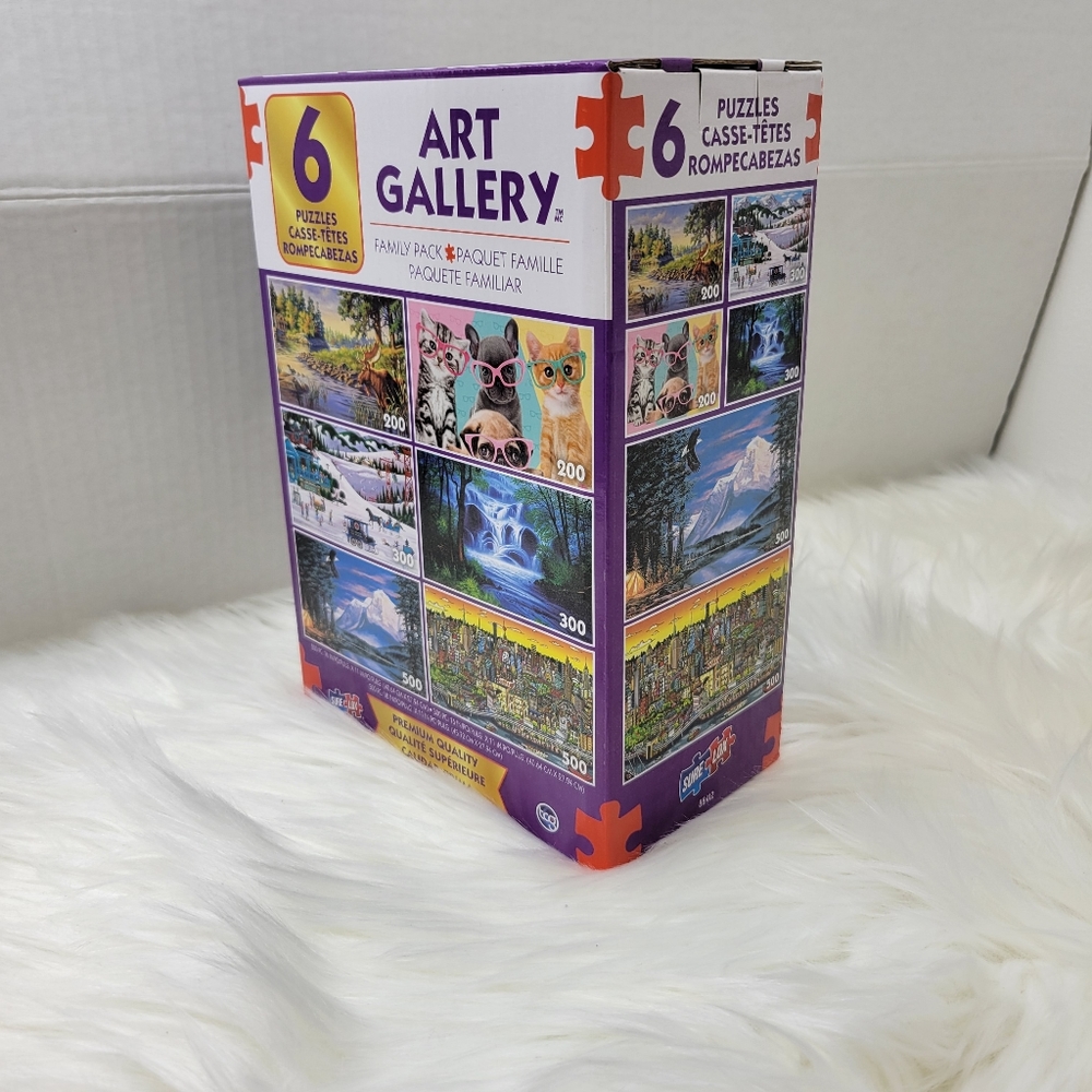 Family pack Art Gallery 6 puzzle box